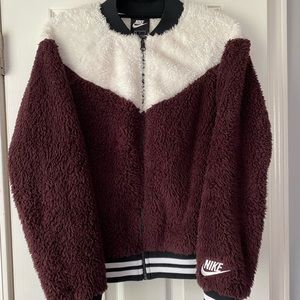 Nike Faux Fur Track Jacket